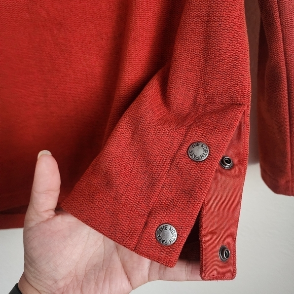 The North Face Knit Stitch Coat Pullover Hooded Sweater Snap Henley Fleece XS - Picture 7 of 12